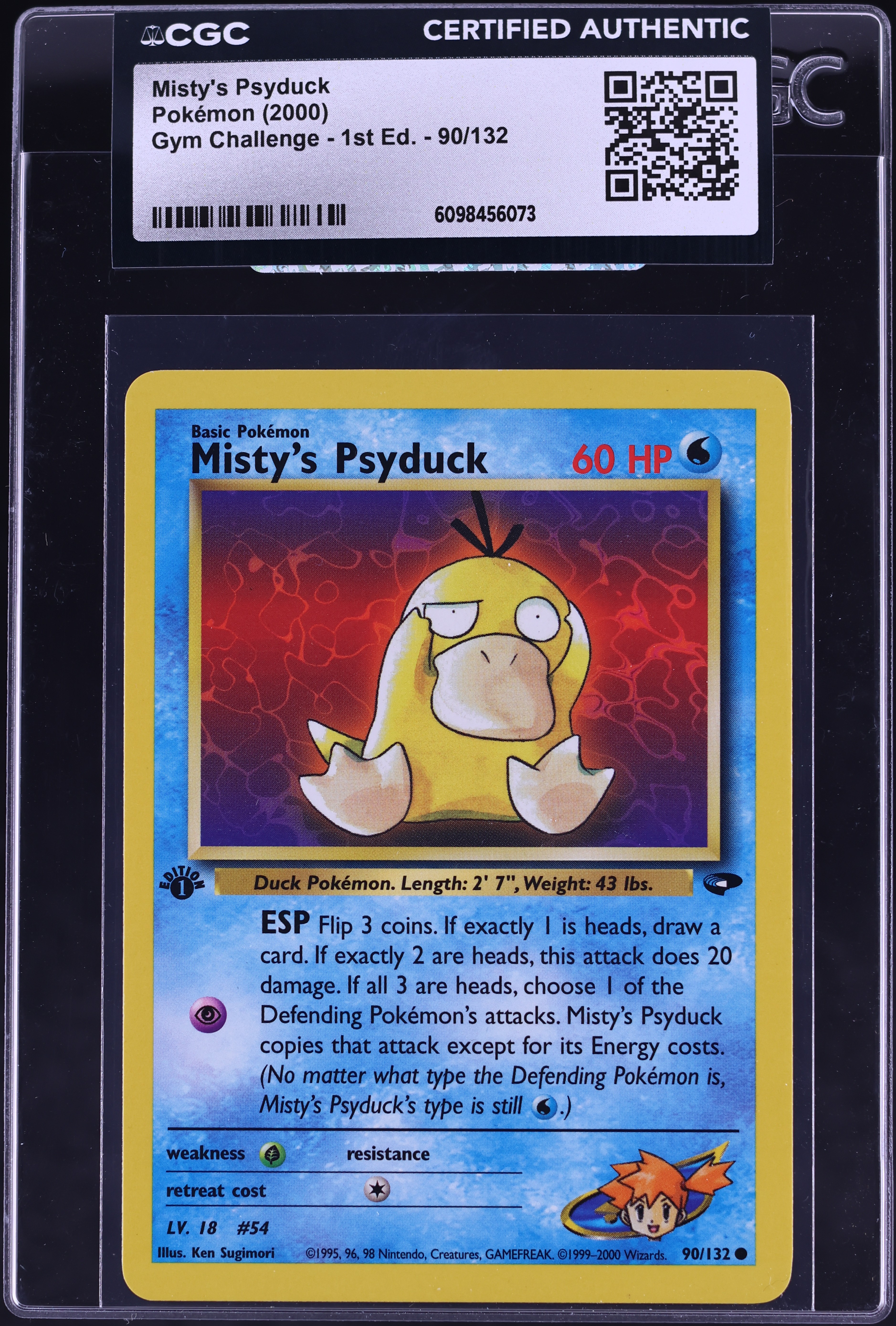 1999 psyduck pokemon card value 20 Black Star Promo Near Mint this attack does no damage and Sabrinas Psyduck is now Confused Psyduck [1st Edition] #53 Prices