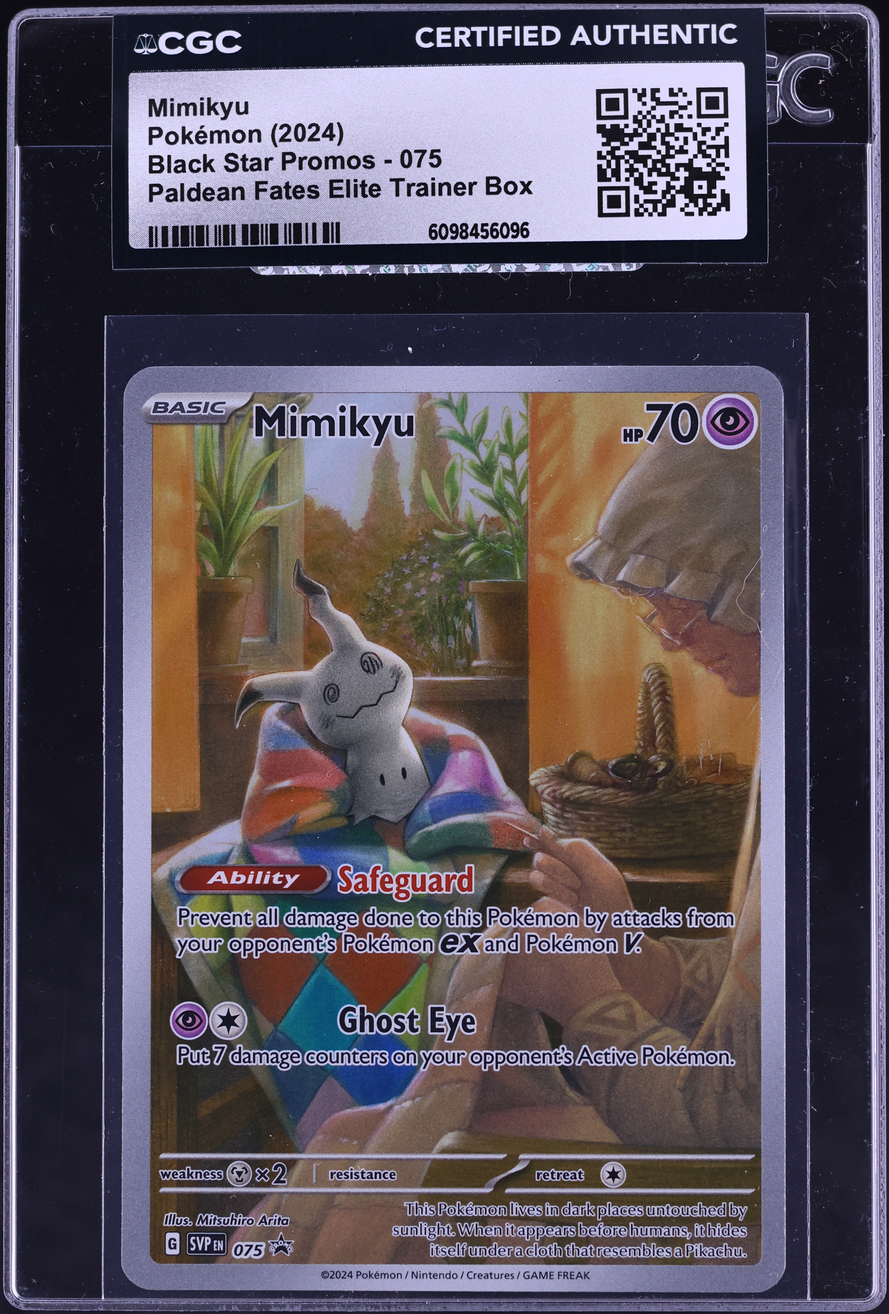 2024 Pokemon Scarlet & Violet Promo Paldean Fates ETB Full Art