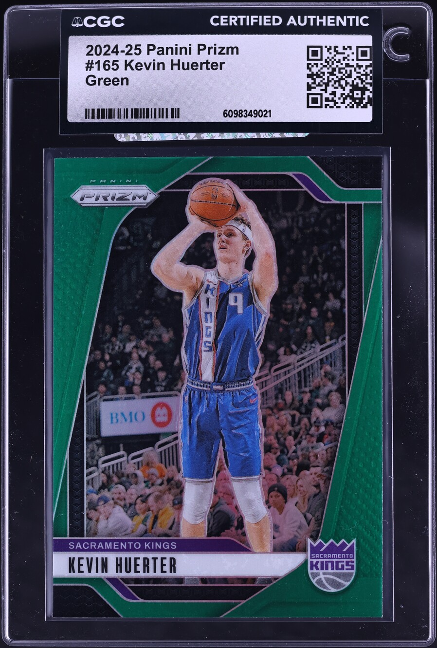 2024 Panini Prizm Green Kevin Huerter #165 CGC AUTH
