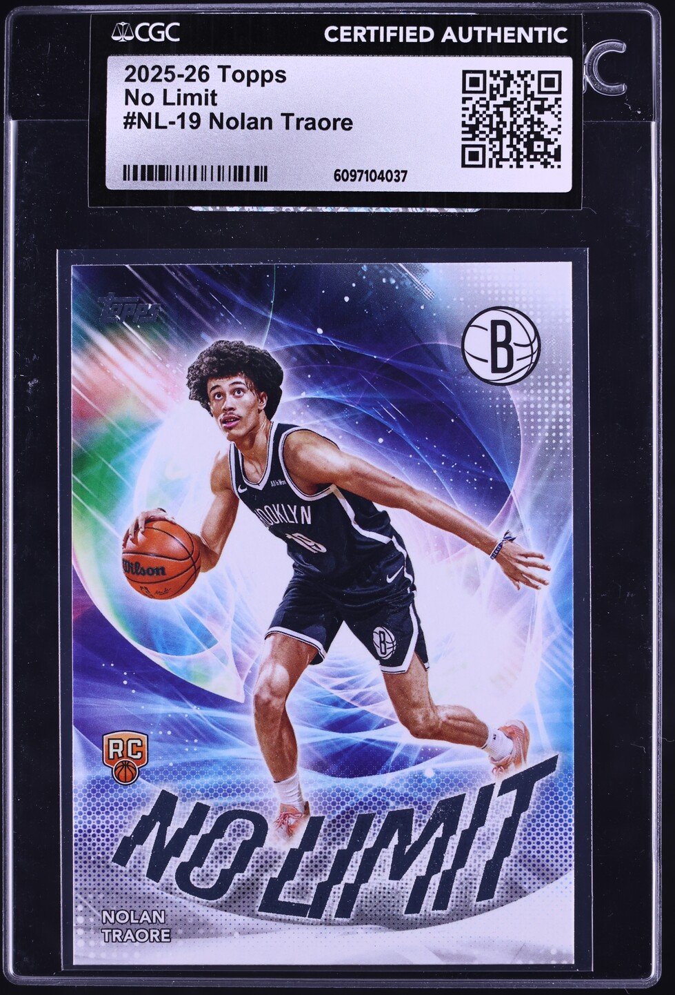 2025 Topps No Limit Nolan Traore ROOKIE #NL-19 CGC AUTH