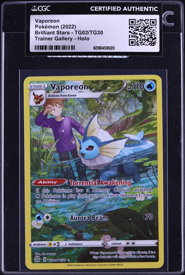 2023 Pokemon Japanese SV Promo Yu Nagaba X PCG Campaign Vaporeon
