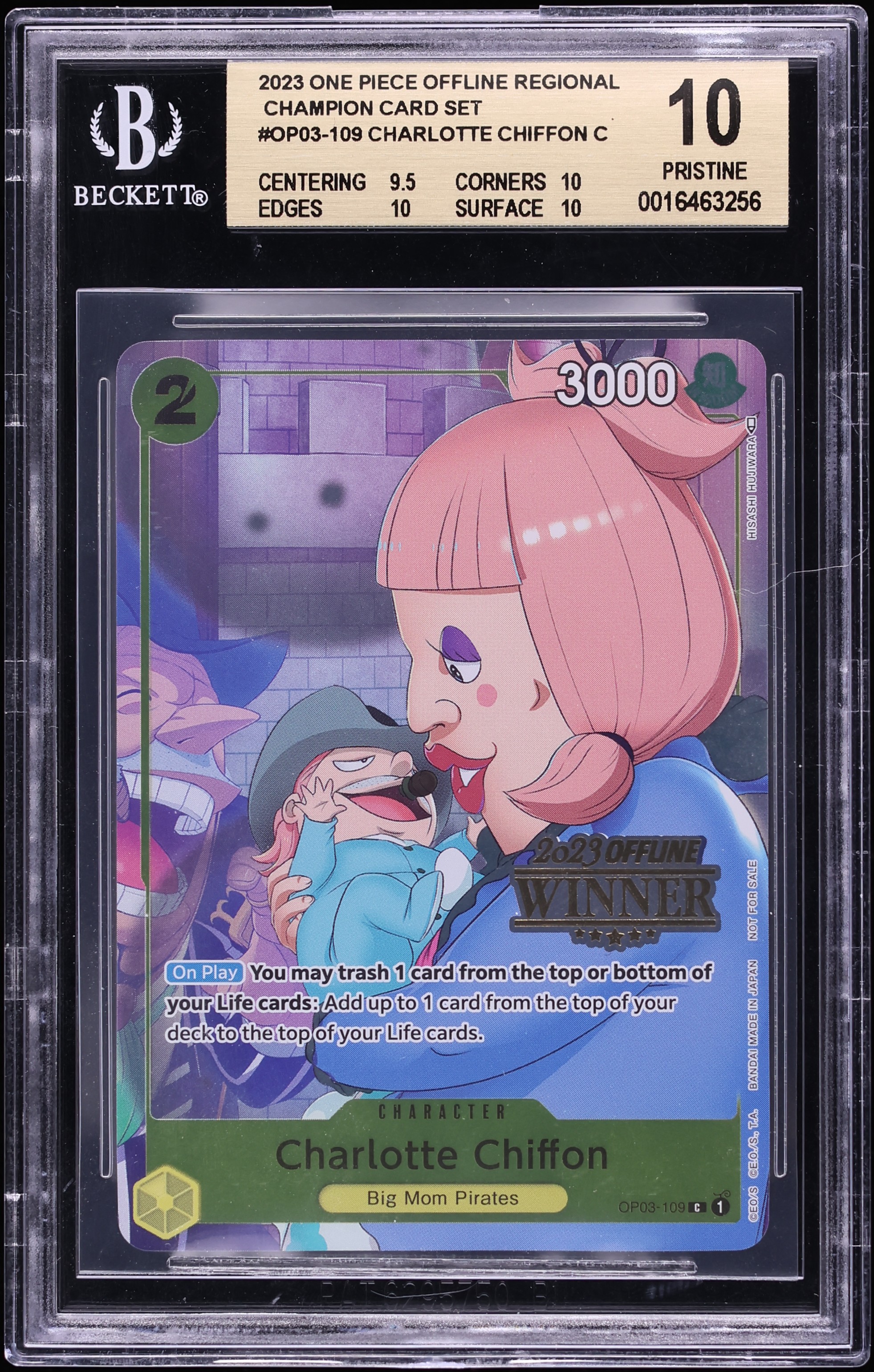 2023 One Piece Offline Regional Champion Card Set Charlotte