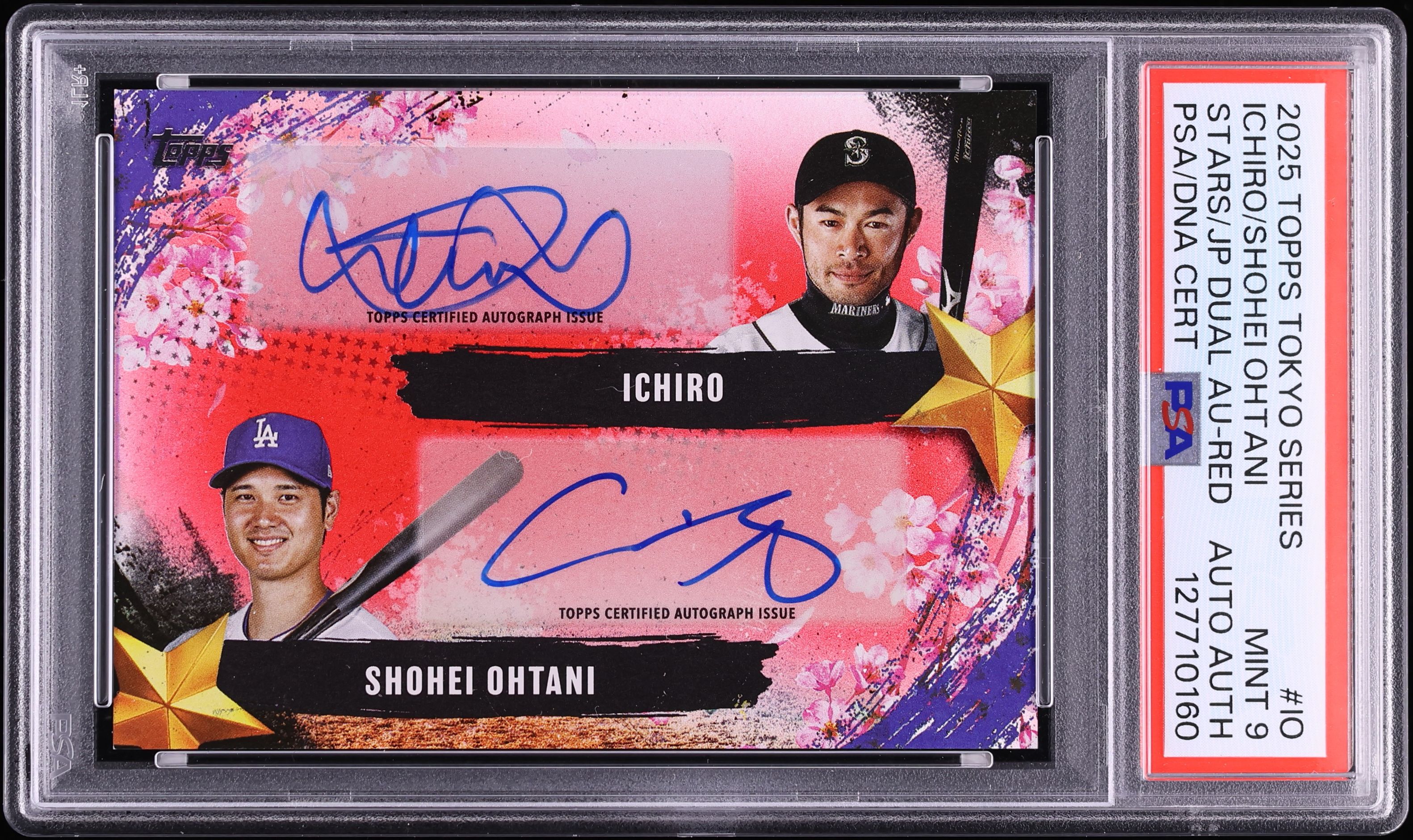 2025 Topps Tokyo Series Stars Of Japan Red Ichiro Shohei Ohtani