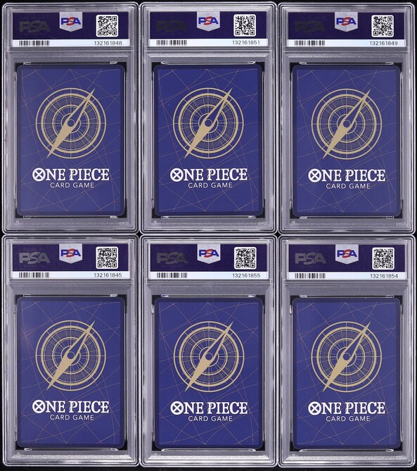 Lot(6) 2025 One Piece Championship 25-26 Top Player Buggy Ace Nami