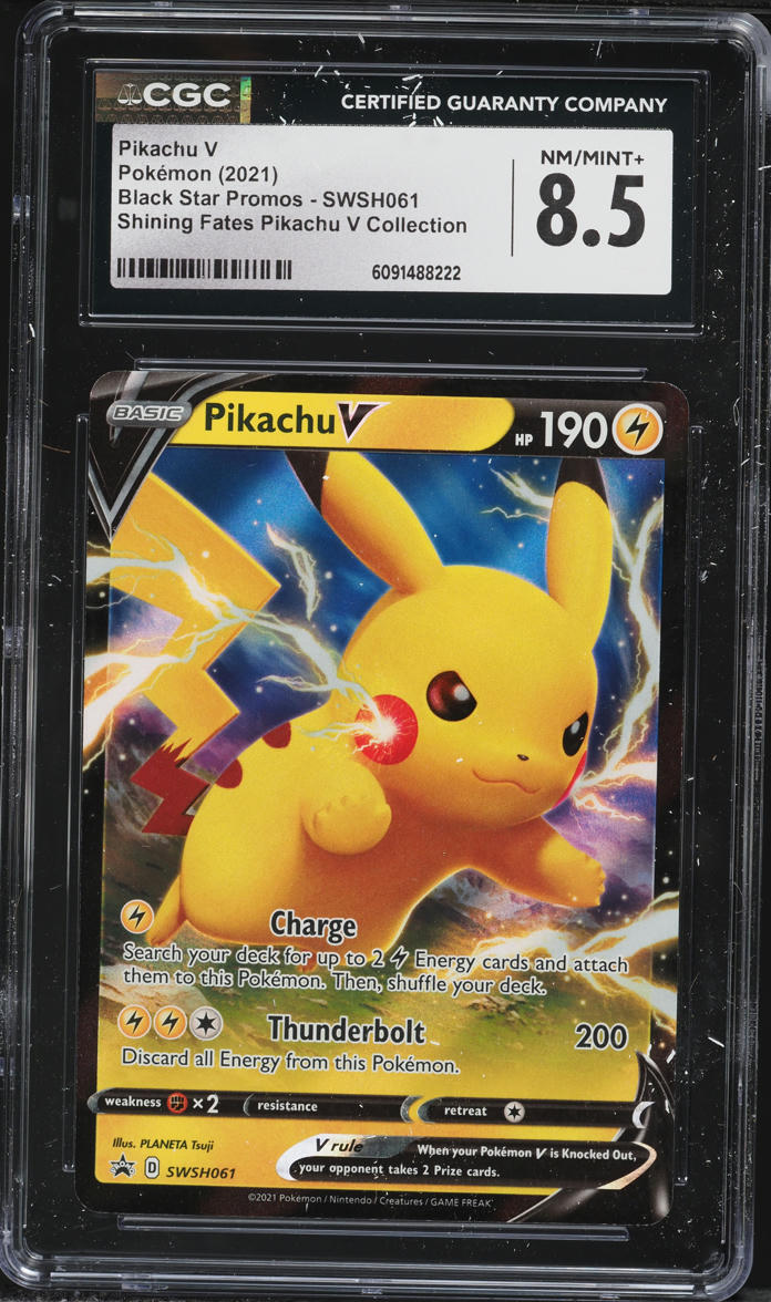 pokemon sword and shield pikachu card Pikachu (Sword & Shield: Crown Zenith) GG30/GG70 PSA 9