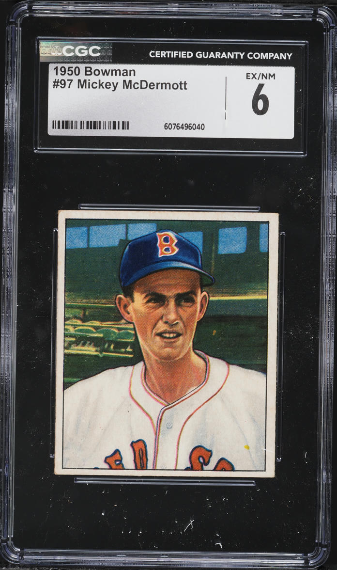 1950 Bowman Mickey McDermott #97 CGC 6 EXMT