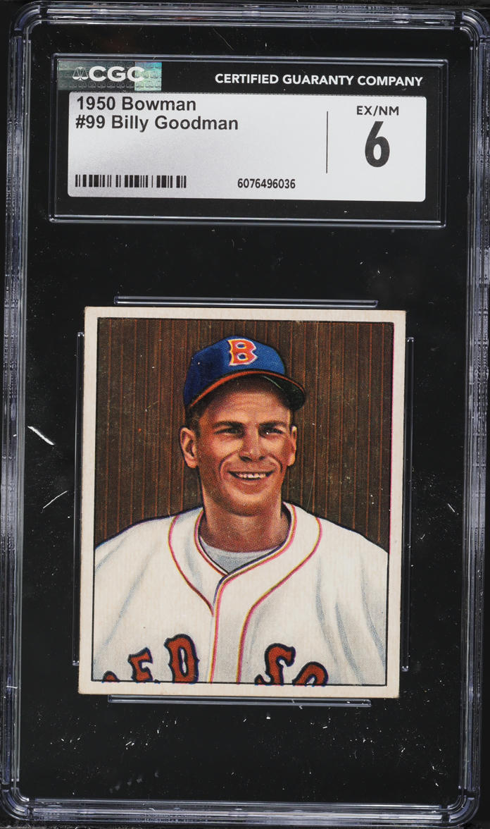 1950 Bowman Billy Goodman #99 CGC 6 EXMT