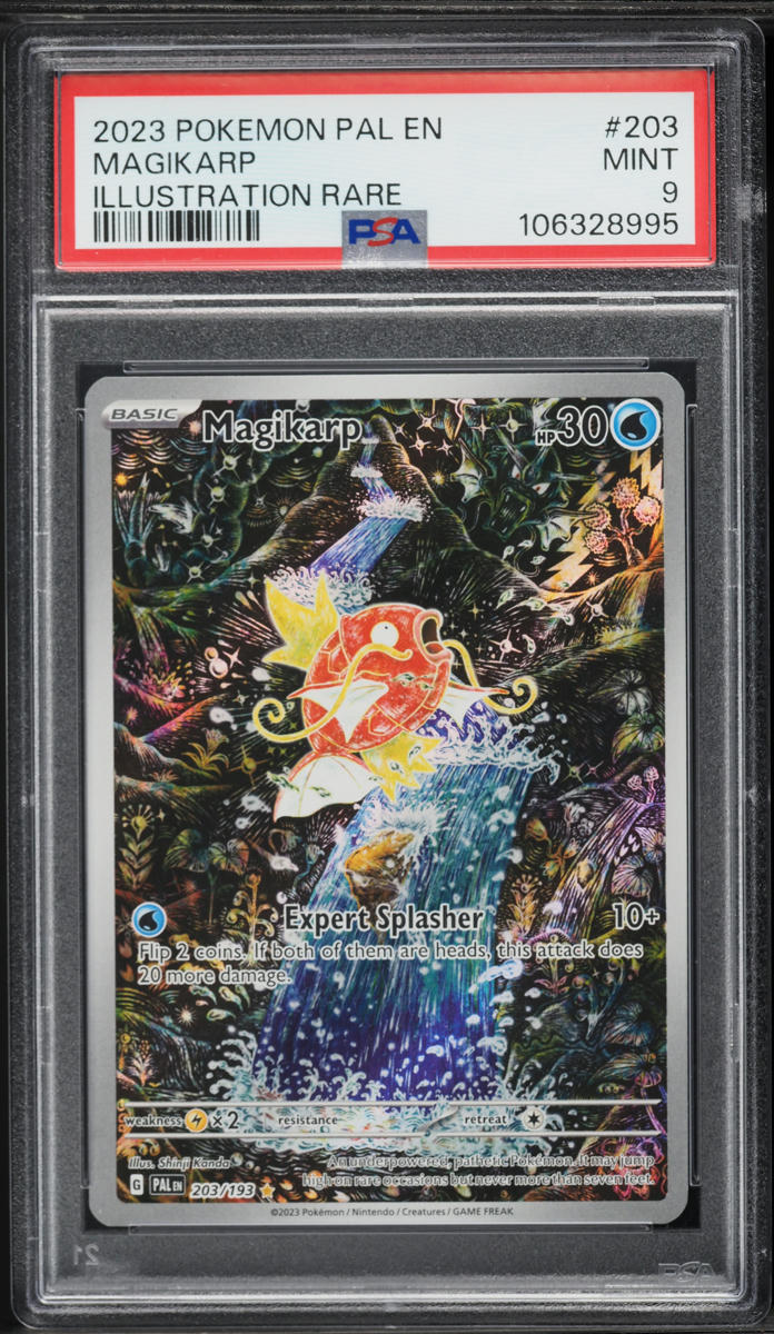 2023 Pokemon Scarlet & Violet Paldea Evolved IR Magikarp #203 PSA 9 MINT