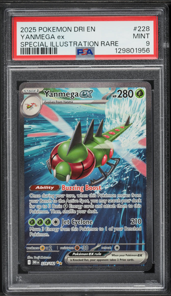 2025 Pokemon Scarlet & Violet Destined Rivals SIR Yanmega Ex #228 PSA 9 MINT