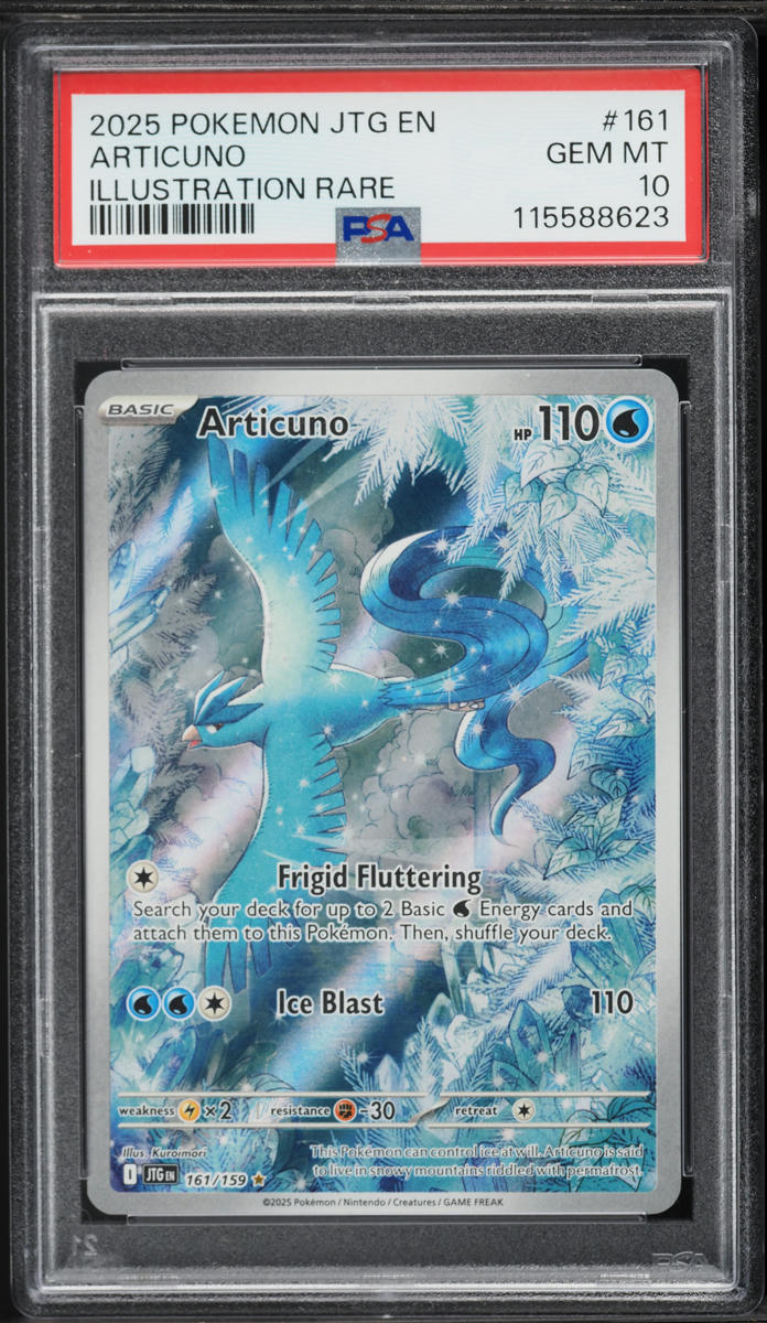 2025 Pokemon Scarlet & Violet Journey Together IR Articuno #161 PSA 10 GEM MINT