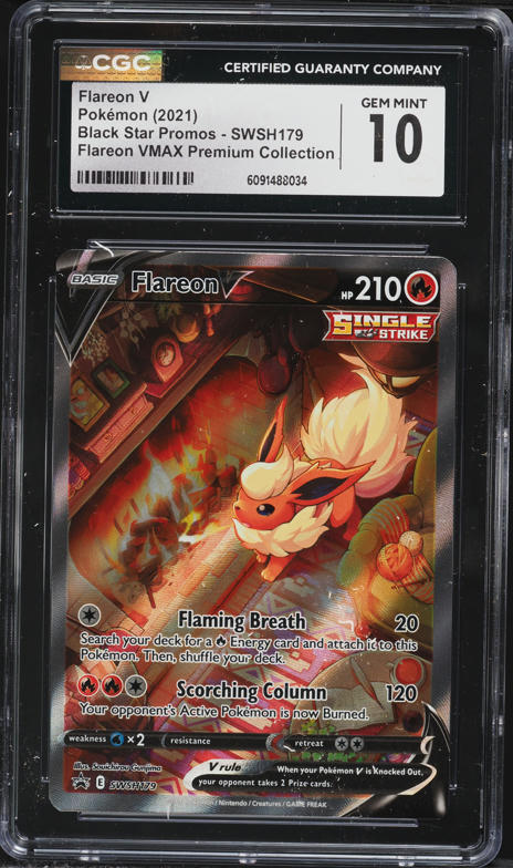 flareon v pokemon card value Flareon V #SWSH179