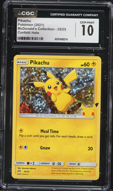 mcdonald's pokemon 25th anniversary card value List of McDonald's Pokemon 25th Anniversary TCG Cards - McDonalds Pokemon 25th Anniversary Happy Meal Guide