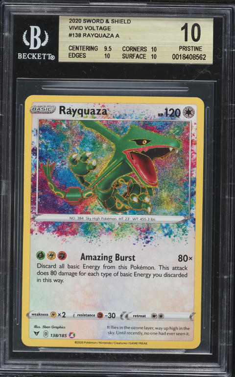 rayquaza pokemon card 138 185 - - 138/185 have for your premier collection. Rayquaza 138/185 Amazing Rare Holo