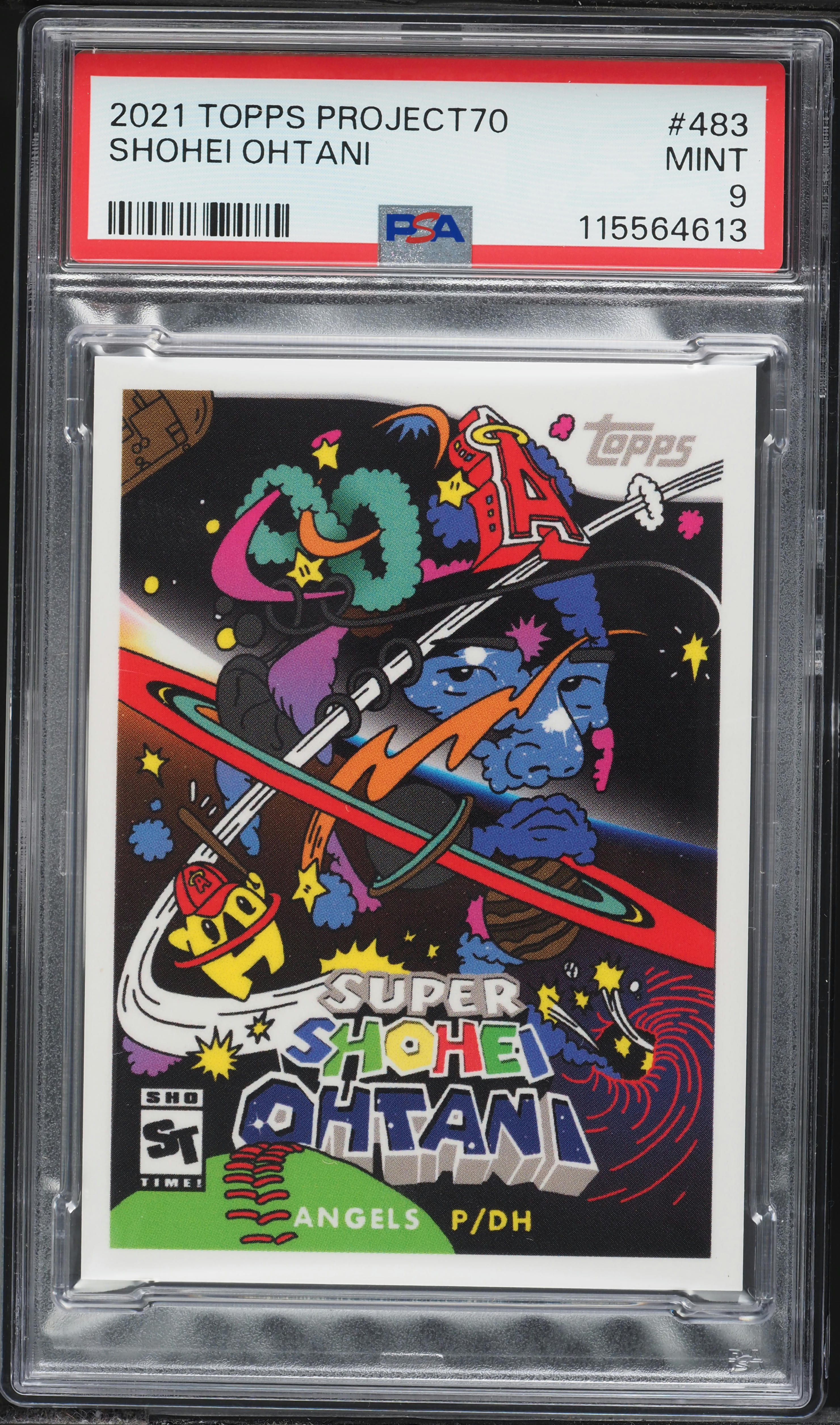 2021 Topps Project70 Shohei Ohtani #483 PSA 9 MINT on Fanatics Collect