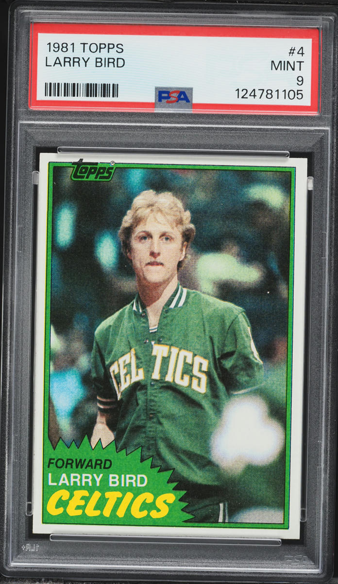 1981 Topps Basketball Larry Bird #4 PSA 9 MINT