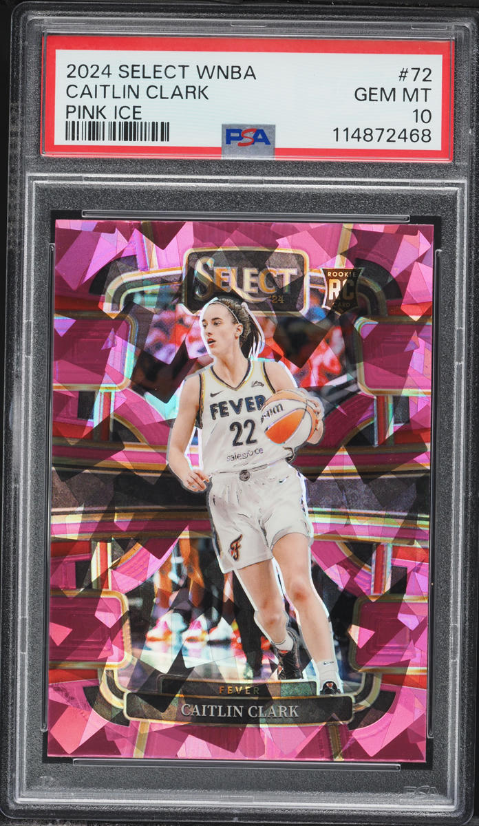 2024 Select Concourse WNBA Pink Ice Caitlin Clark ROOKIE #72 PSA 10 GEM MINT