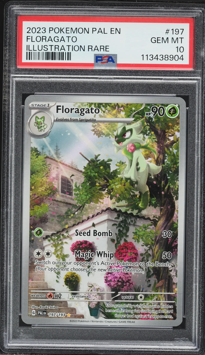 2023 Pokemon Scarlet & Violet Paldea Evolved IR Floragato #197 PSA 10 GEM MINT