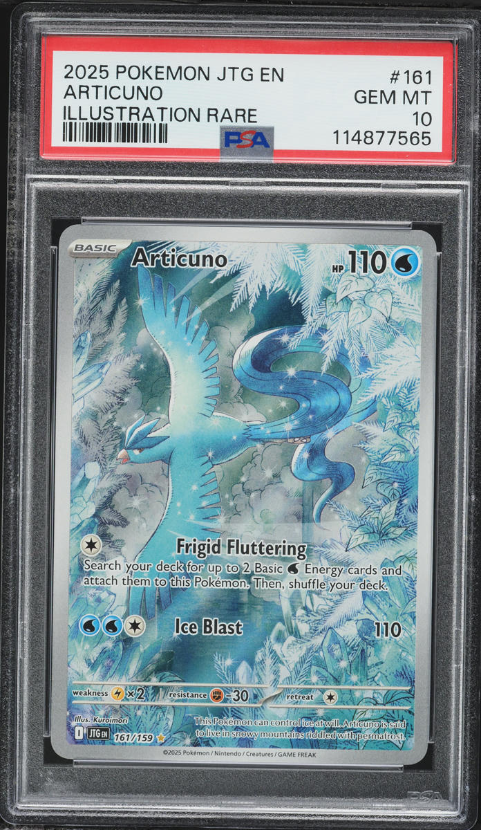 2025 Pokemon Scarlet & Violet Journey Together IR Articuno #161 PSA 10 GEM MINT