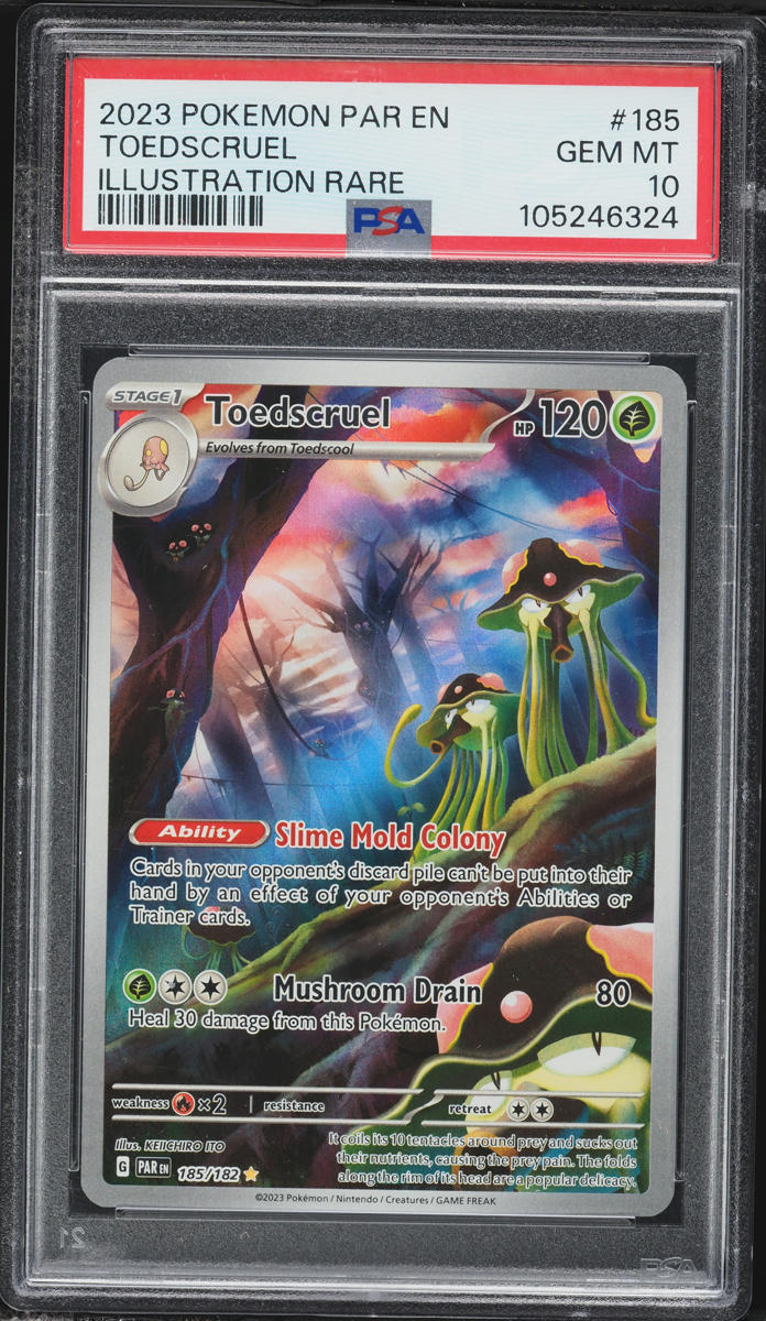 toedscruel pokemon card value Toedscruel ex 322/190 SSR Shiny Treasure