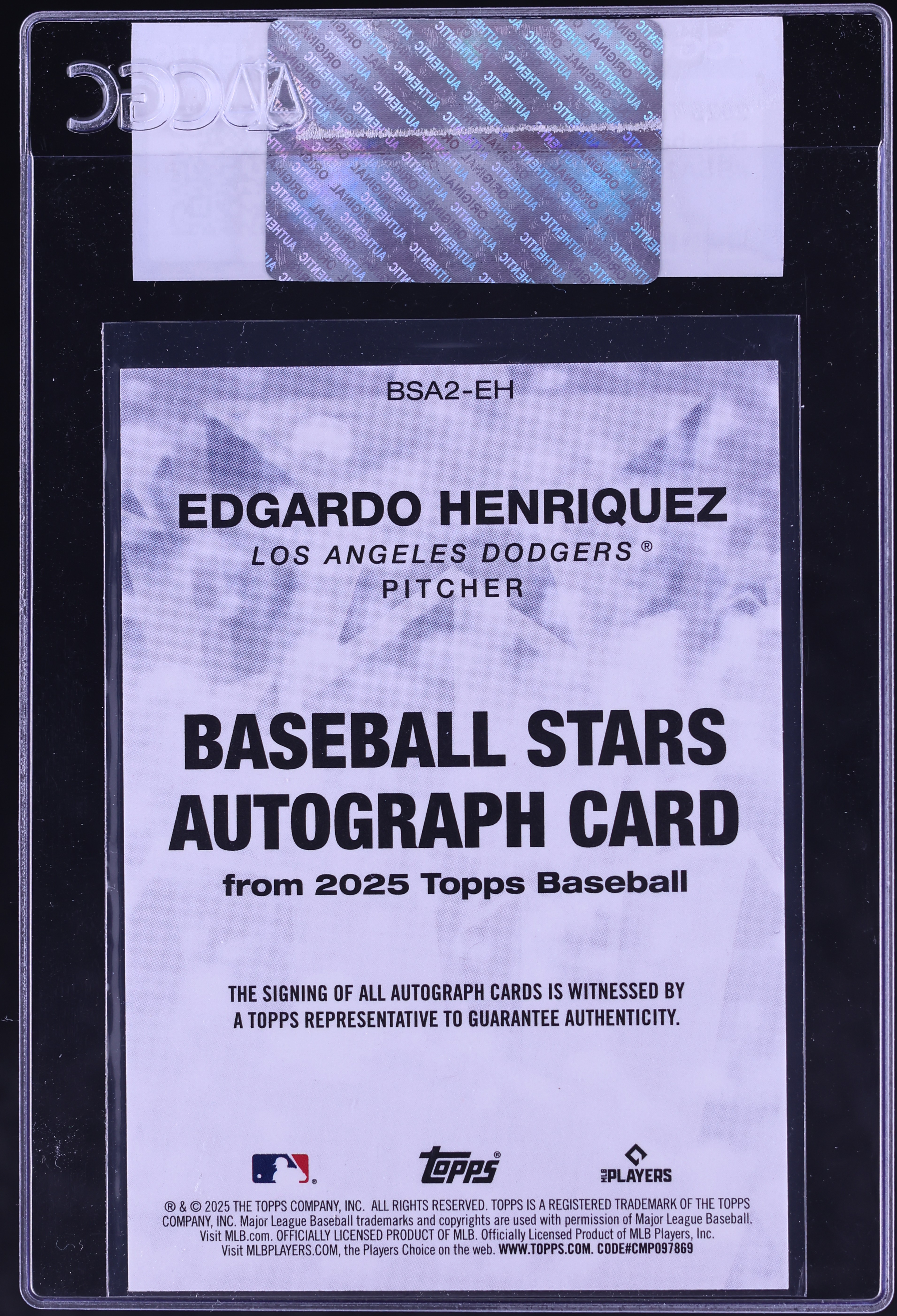 2025 Topps Baseball Stars Edgardo Henriquez ROOKIE AUTO #BSA2-EH 
