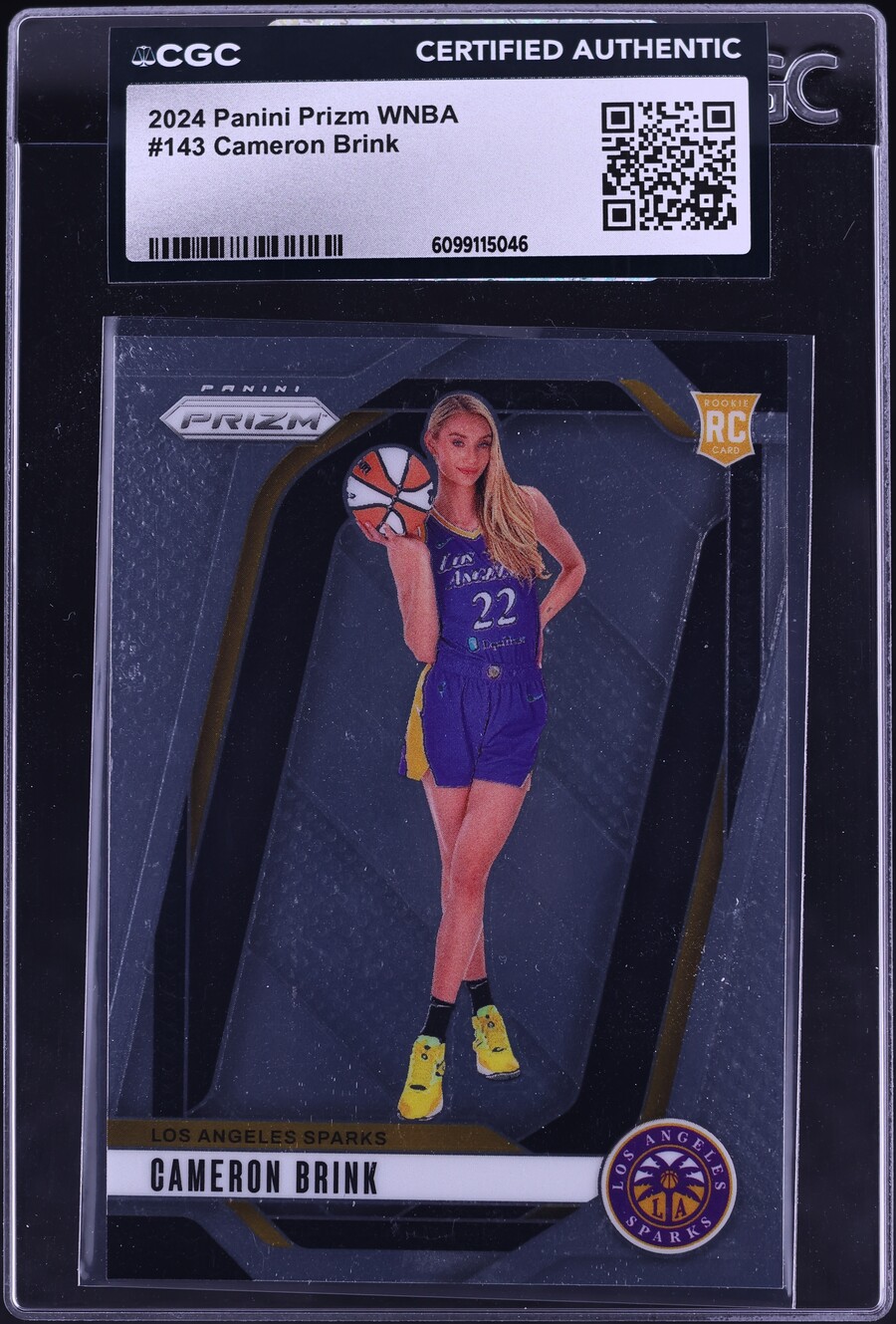 2024 Panini Prizm WNBA Cameron Brink ROOKIE #143 CGC AUTH