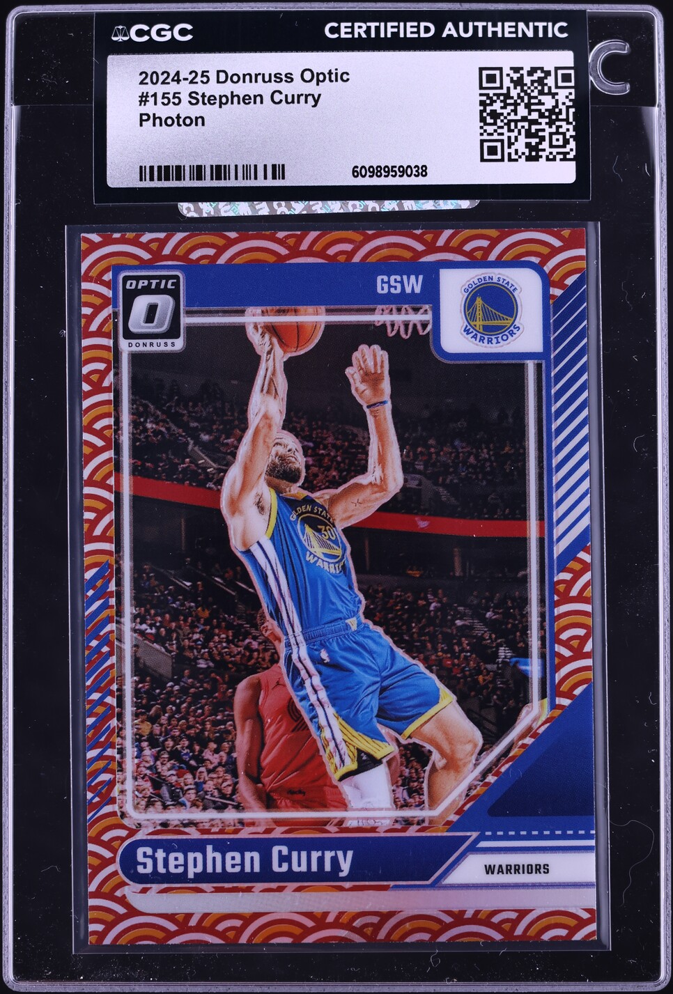 2024 Donruss Optic Photon Stephen Curry #155 CGC AUTH on Fanatics