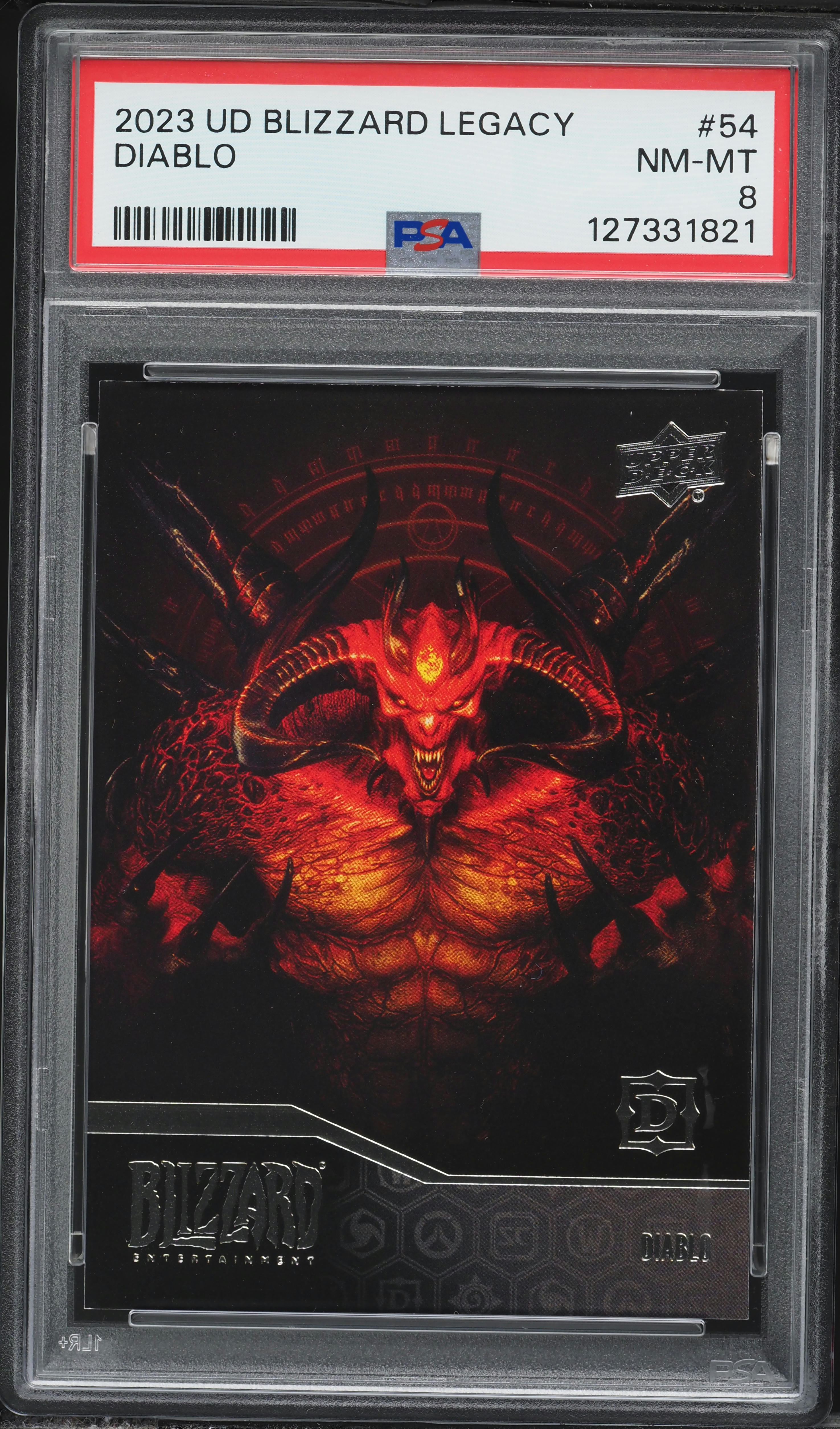 2023 Upper Deck Blizzard Legacy Collection Diablo #54 PSA 8 NM-MT