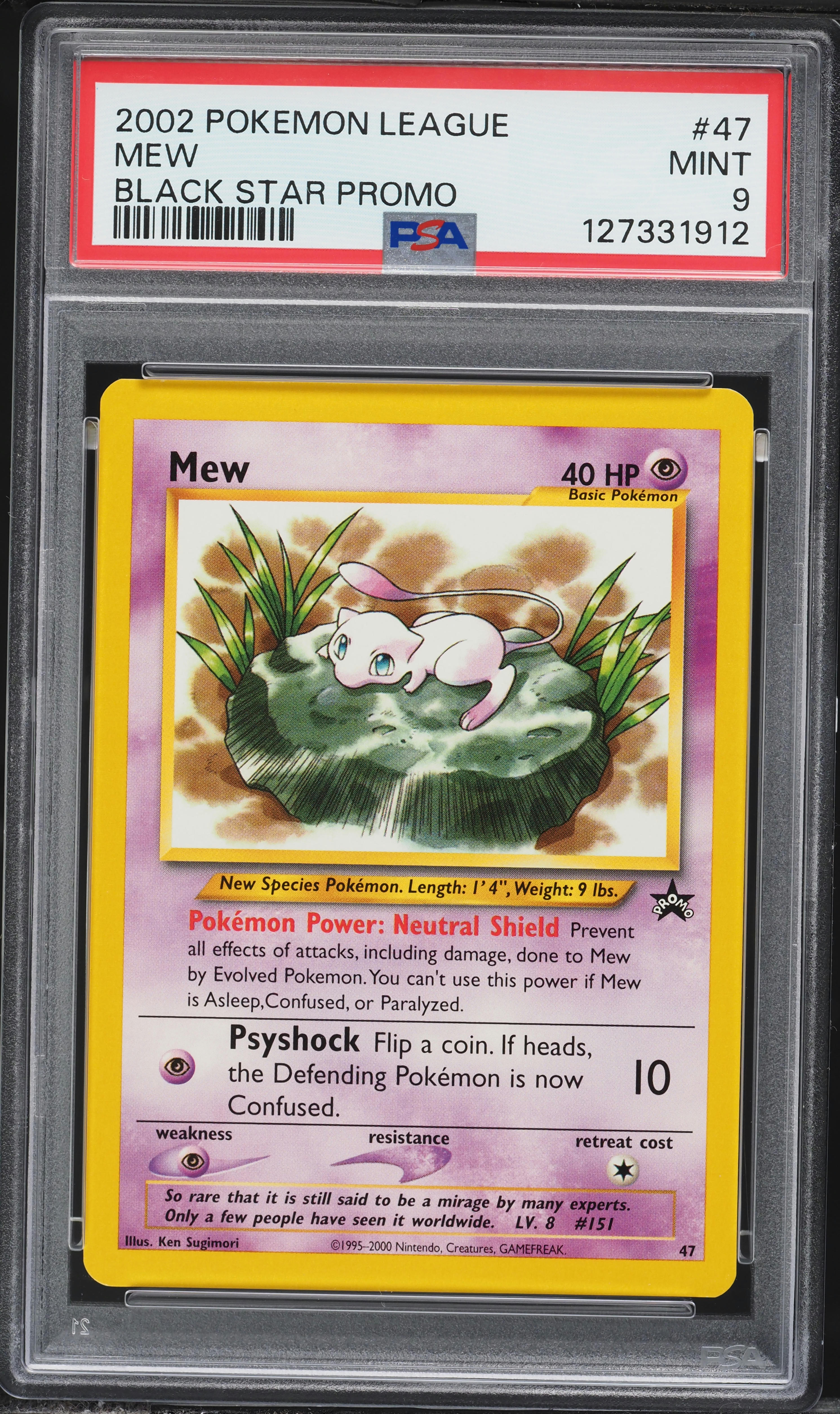thumbnail interactive-video image 1 of 2001 Pokémon League Black Star Promo – Marill #29, Near Mint/Mint, Ungraded 1 of 2