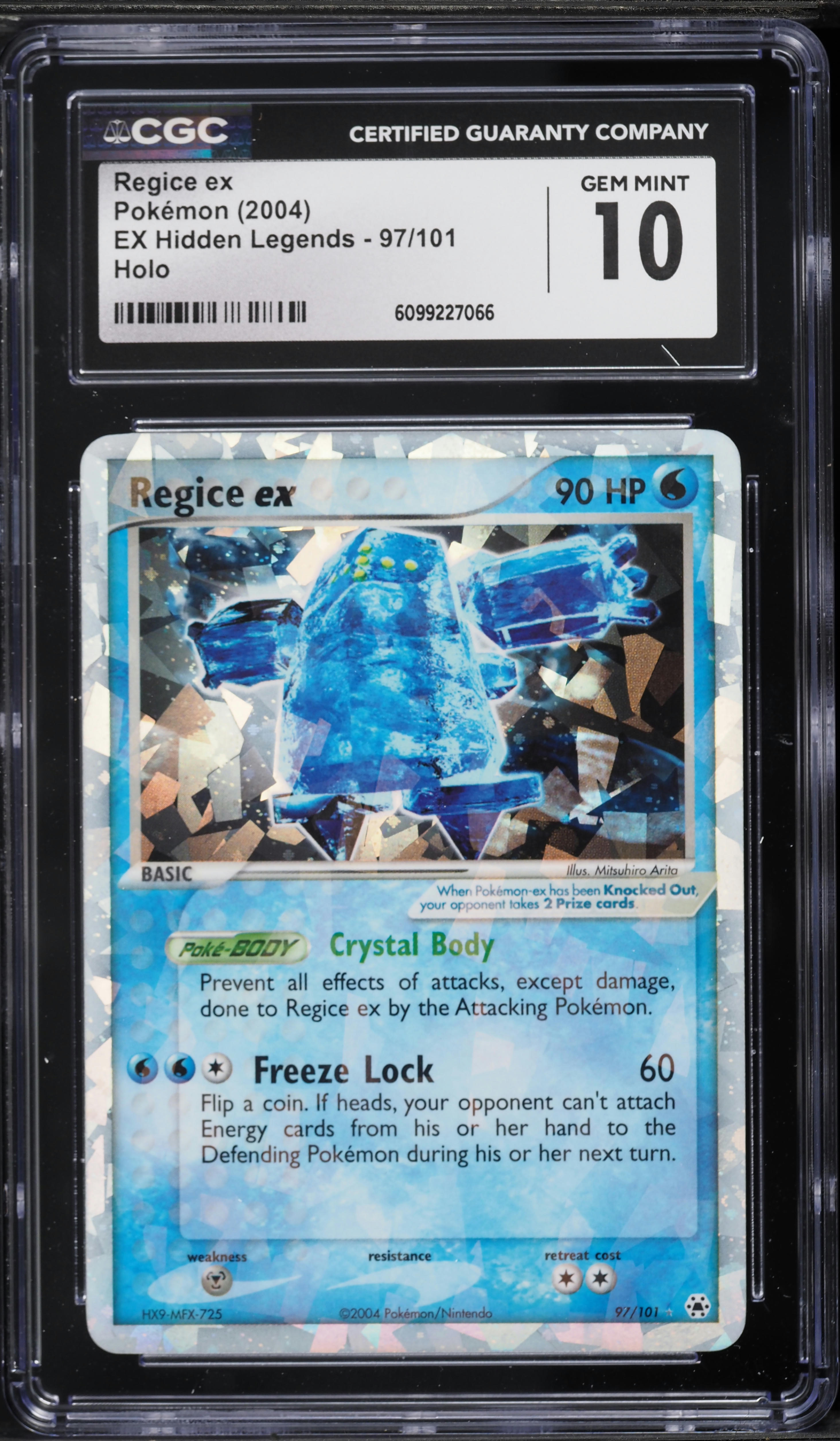 Pokemon Hidden Legends Regice ex #97 (cgc - Ex/NM+ 6.5 (3927676123)) Pokemon Hidden Legends Regice ex #97 (cgc - Ex/NM+ 6.5 (3927676123))