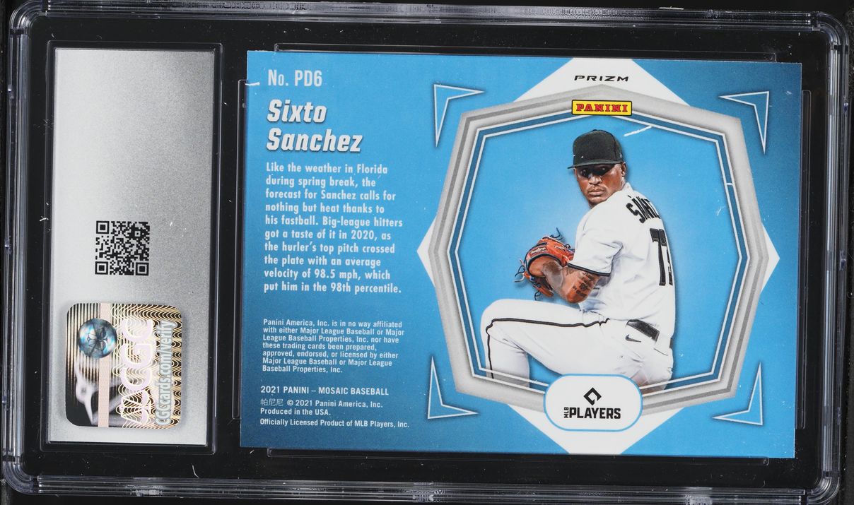 2021 Panini Mosaic Debuts Reactive Blue Sixto Sanchez ROOKIE #PD6