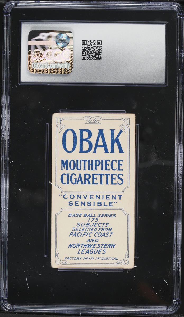 1910 T212 Obak Edward Swander CGC 3 VG