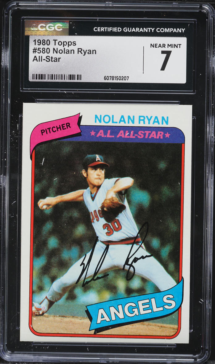 1980 Topps Nolan Ryan ALL-STAR #580 CGC 7 NRMT