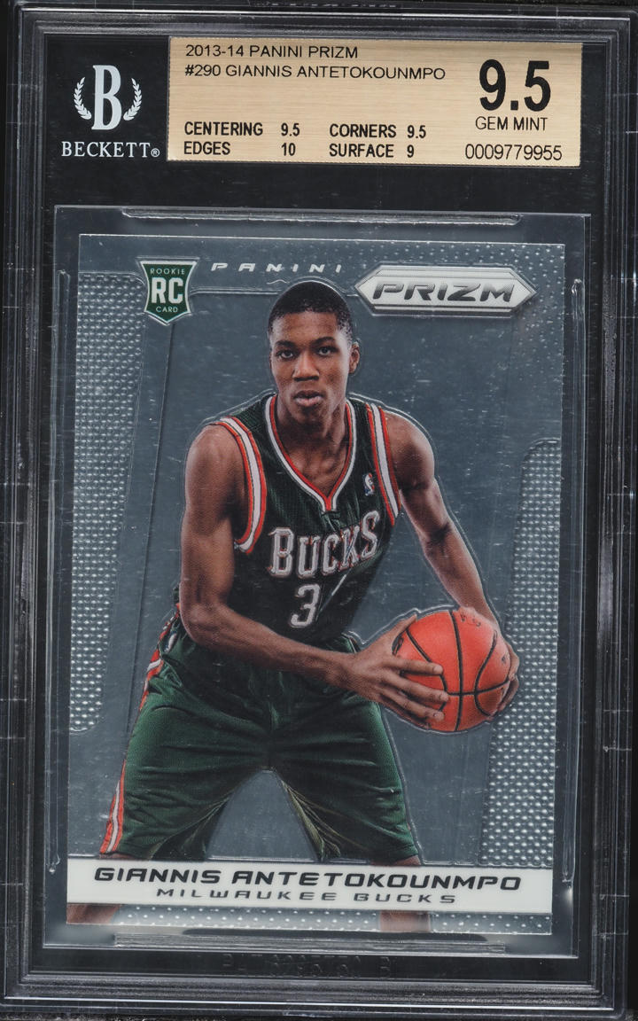 2013 Prizm Giannis Antetokounmpo Base #290 BGS 9.5 | Card Ladder