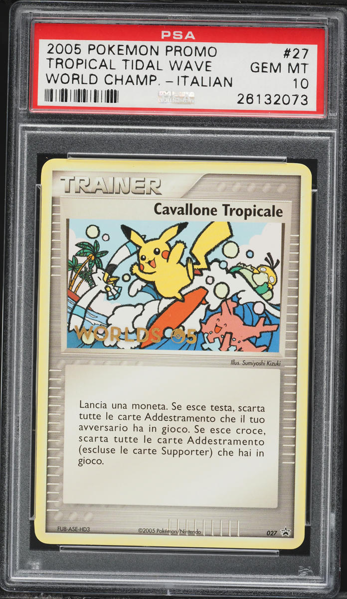 italian pokemon cards Pokemon: Pikachu (Baby) World Collection Promo 27 Pikachu World Collection Promos Type Ultra Rare Set: 40 Original