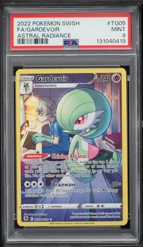 2022 Pokemon Sword & Shield Silver Tempest CHR Gardevoir #TG05 PSA