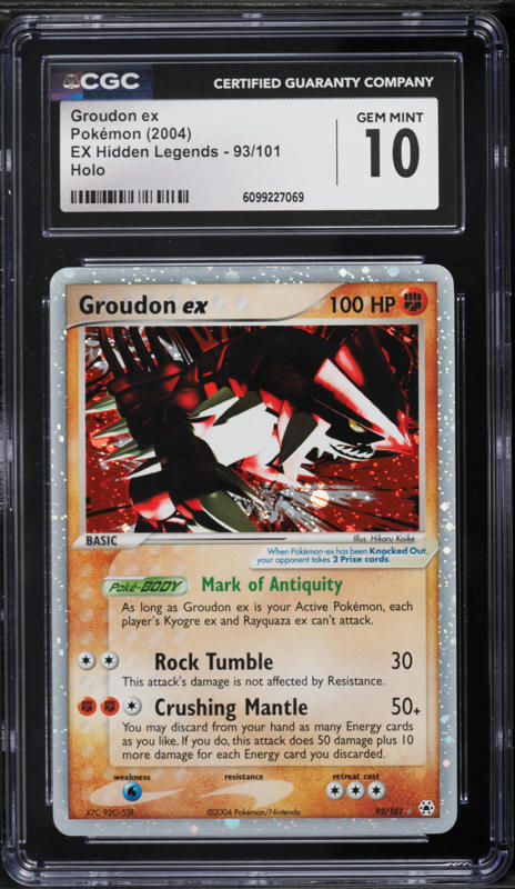 2010 Pokemon Japanese Promo Legendary Present Camp Holo Groudon