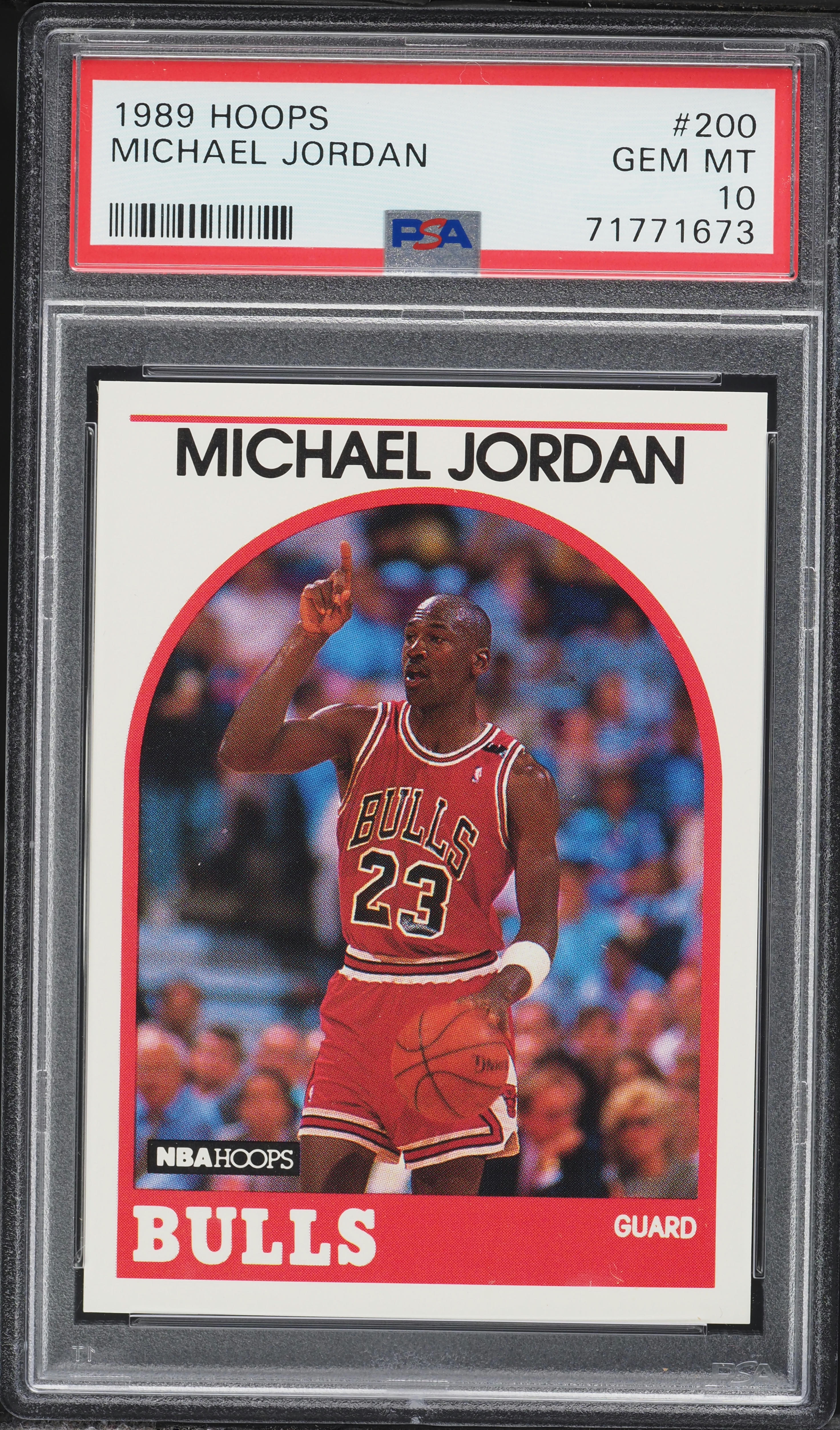 1989 Hoops Michael Jordan #200 PSA 10 GEM MINT on Fanatics Collect