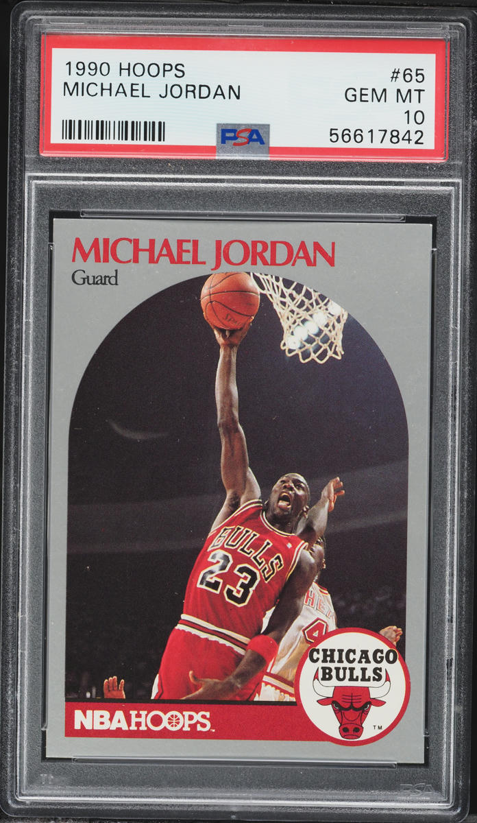 PSA10 3枚セット マイケル ジョーダン / Jordan NBA 1990 Hoops Michael Jordan #65 PSA 10 GEM MINT on Fanatics Collect