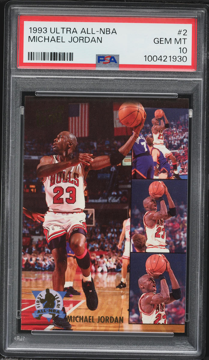 1993 Ultra All-NBA Michael Jordan #2 PSA 10 GEM MINT on Fanatics