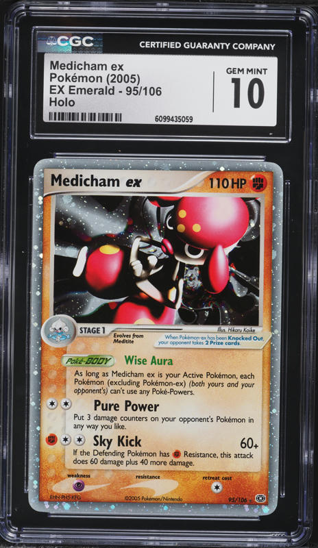 medicham ex pokemon card value 2005 Emerald Holo ex #95 CGC 10 PRISTINE on Fanatics Collect this attack cant be used. Pokemon Evolving Skies Medicham V