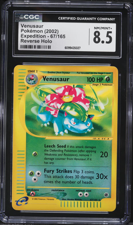 2002 venusaur pokemon card Venusaur (18/110)