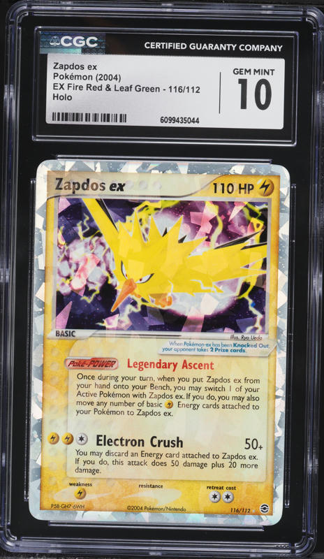 2004 Pokemon Japanese Bandai Carddass Zukan Gold Foil Zapdos