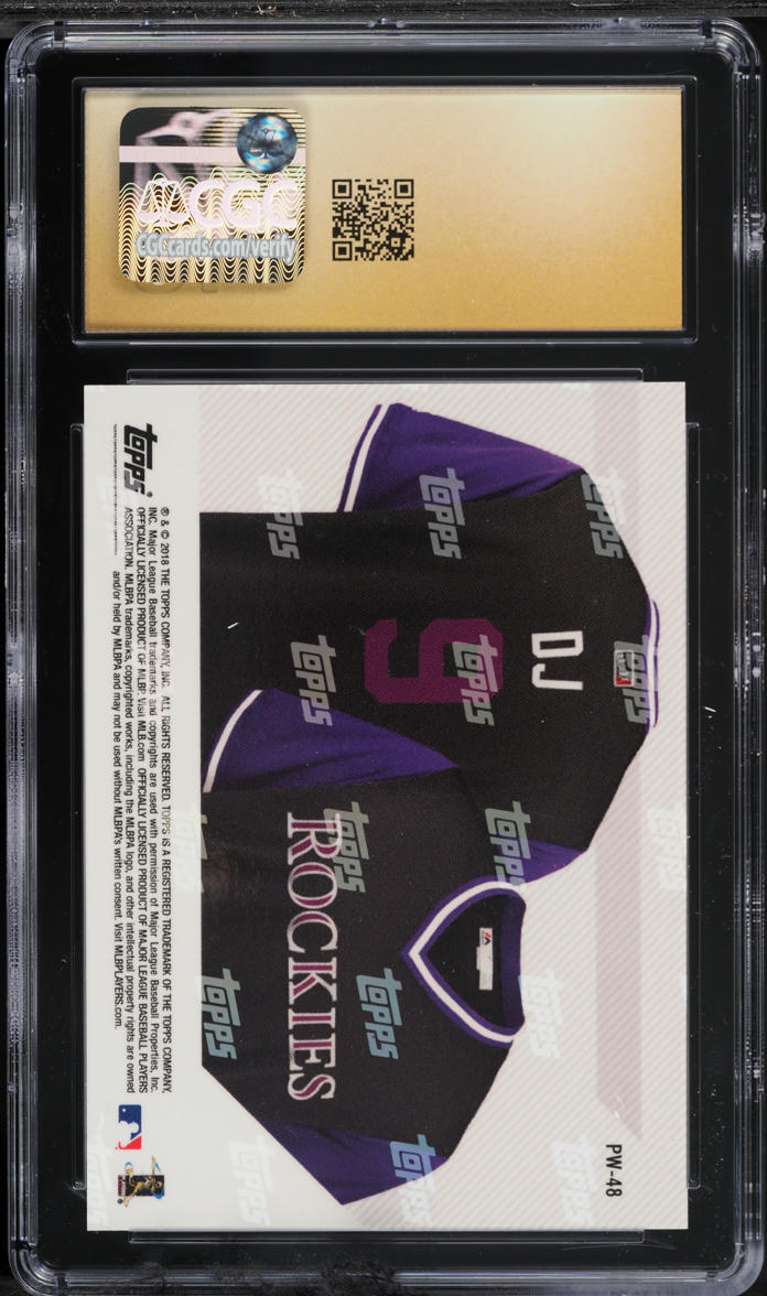 2018 Topps Now Players Weekend DJ LeMahieu #PW-48 CGC 10 PRISTINE