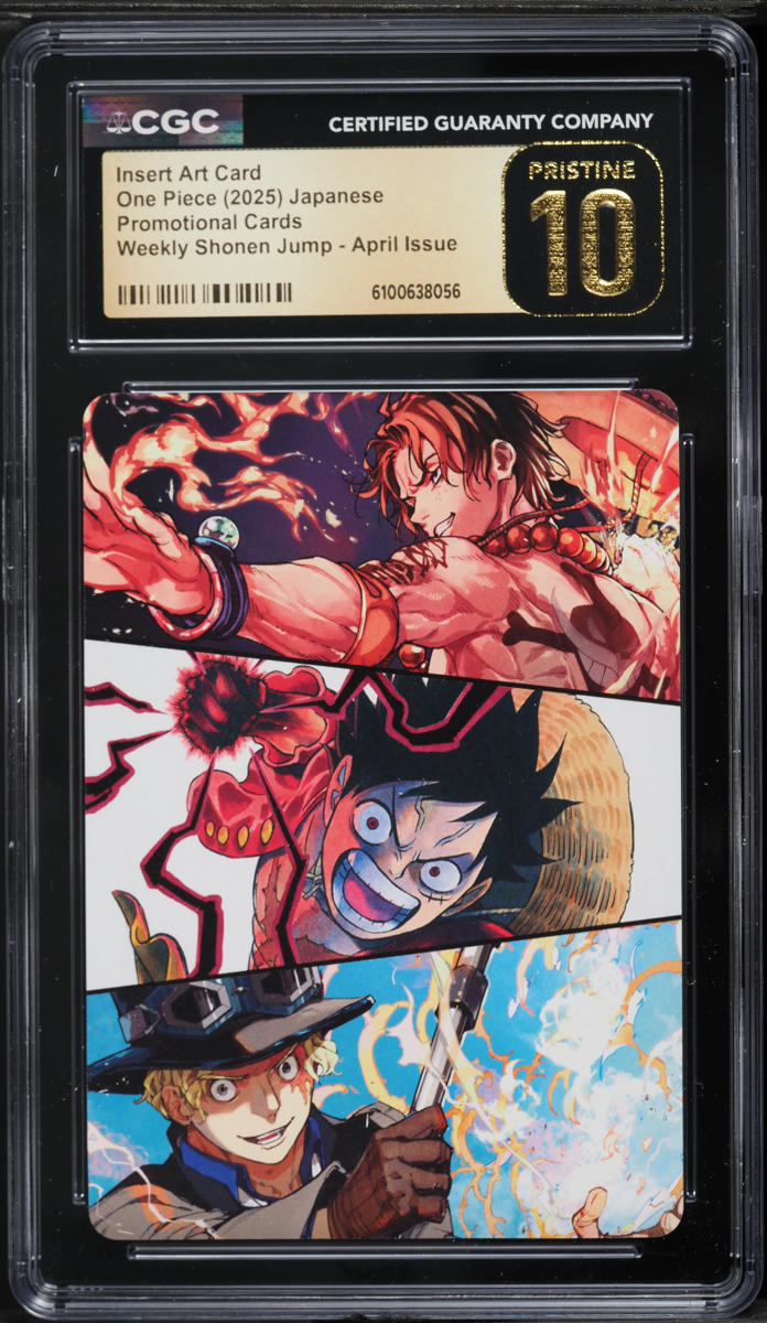 2025 One Piece Japanese Promo Cards Weekly Shonen Jump Insert Art