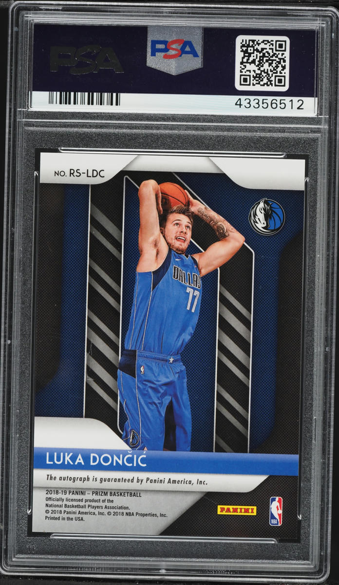 その他 luka doncic rc psa10 panini Luka Doncic Rookie Rc PSA 10 Donruss Rated Rookie Dallas Mavericks