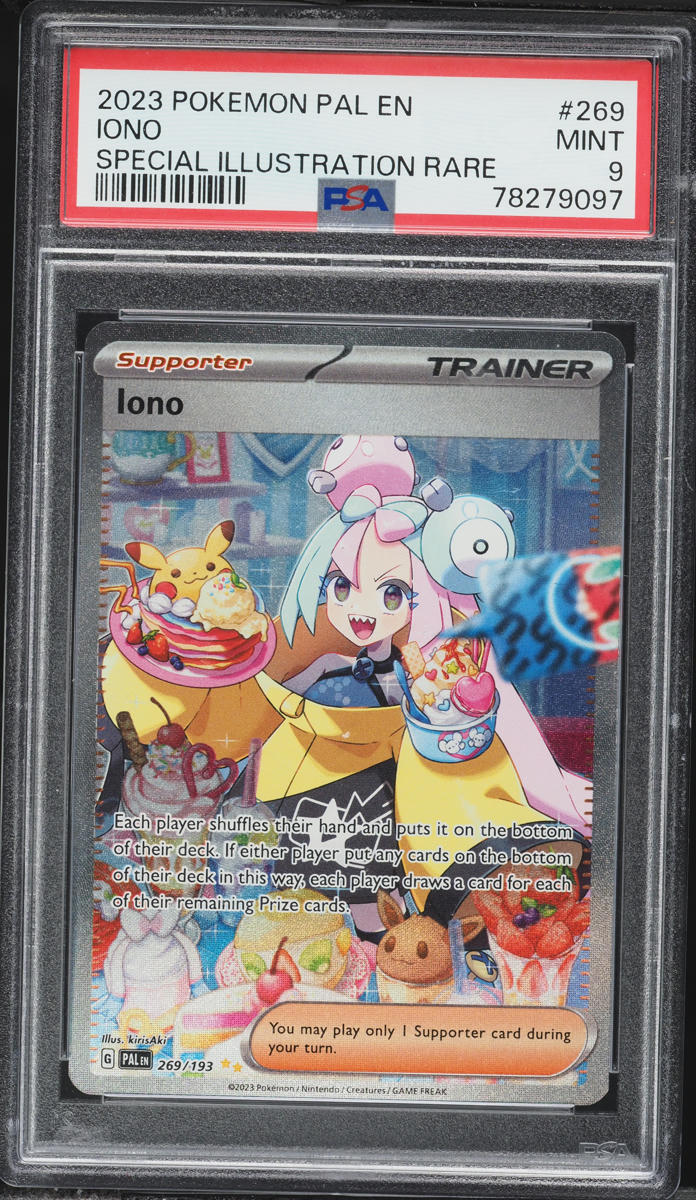 2023 Pokemon Scarlet & Violet Paldea Evolved SIR RareIono #269 PSA 9 MINT