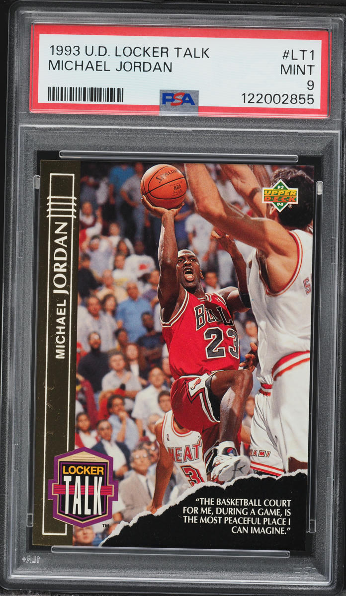 1993 Upper Deck Locker Talk Michael Jordan PSA 9 MINT on Fanatics