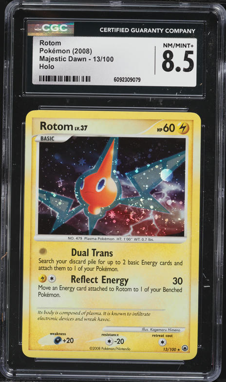 2008 Pokemon Japanese Platinum Promo Galactic Conquest Rotom #3 CGC 9 MINT  on Fanatics Collect