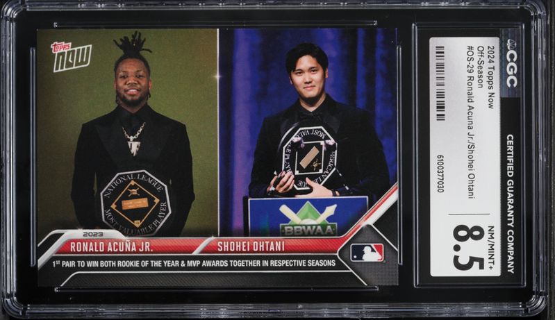 2023 Topps Now Offseason Ronald Acuna Jr Shohei Ohtani #OS-29 BGS 