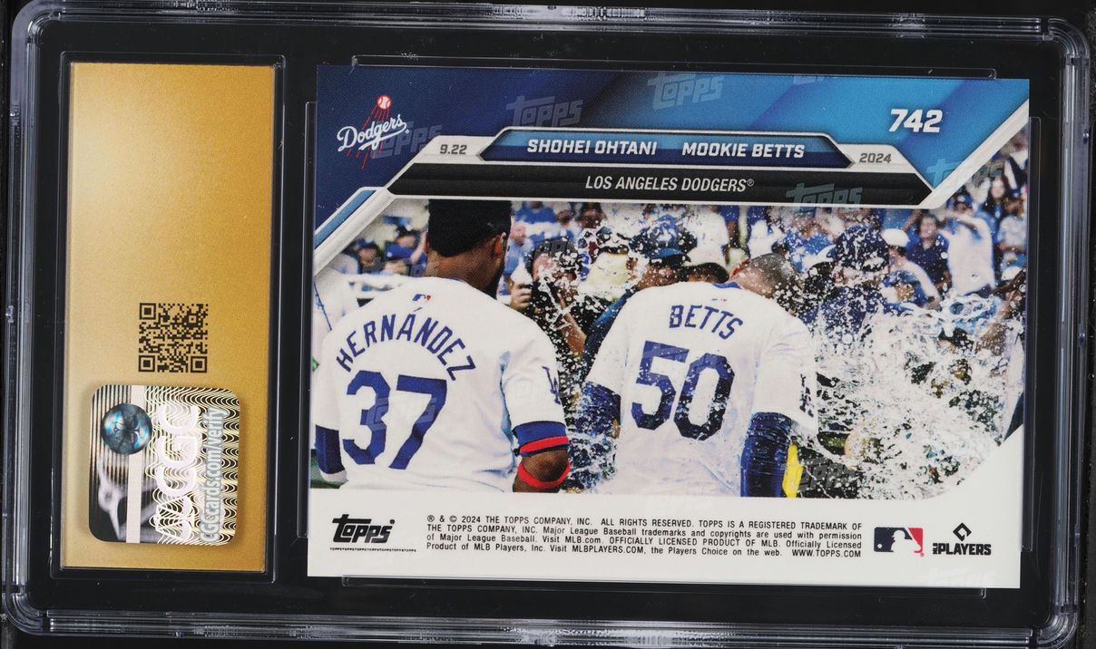 2024 Topps Now Shohei Ohtani Mookie Betts #742 CGC 10 PRISTINE